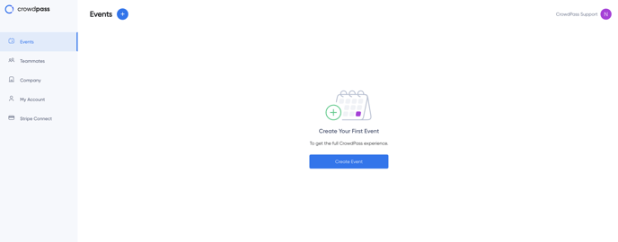 Create first event